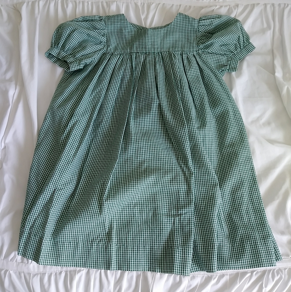 Green Gingham Dress